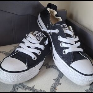 Converse Kids Black and White Sneakers